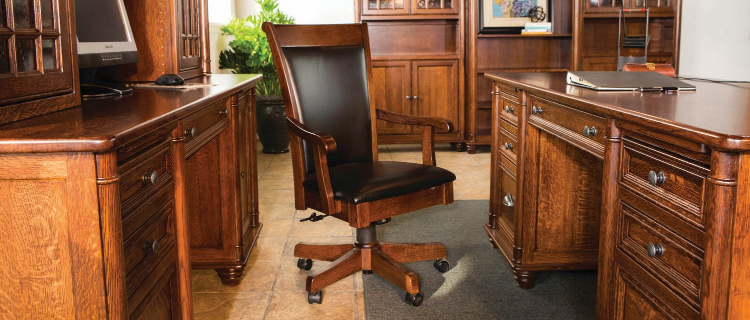 Amish Handcrafted Desks From The Wood Reserve