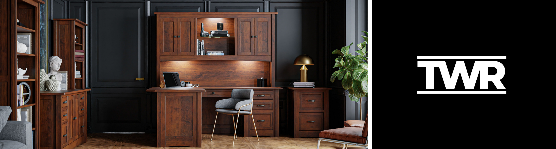 Adona Live Edge Office Furniture Collection