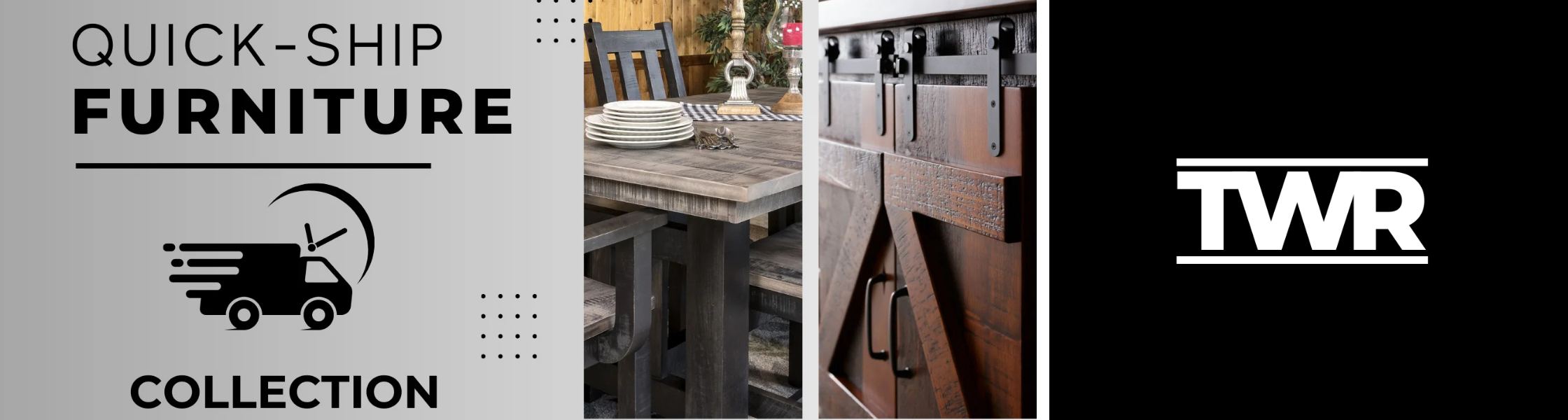 Quick-Ship Furniture Collection from The Wood Reserve