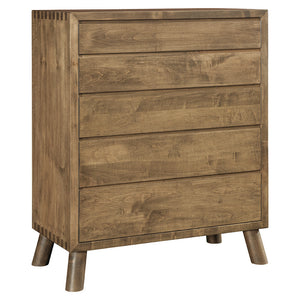 Troy - Amish Solid Wood 5 Drawer Chest