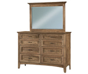 Riverdale - Amish Handcrafted 8 Drawer Dresser W/ Optional Mirror