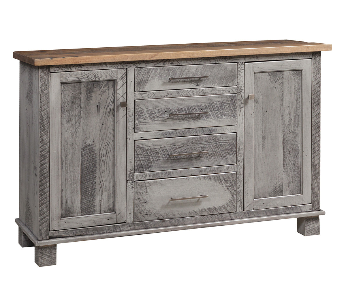 Millburg - Reclaimed Barnwood Server Cabinet
