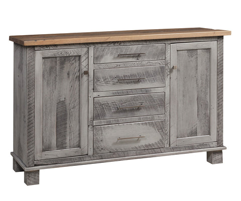 Millburg - Reclaimed Barnwood Server Cabinet