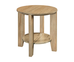Macy - Amish Handcrafted Round End Table