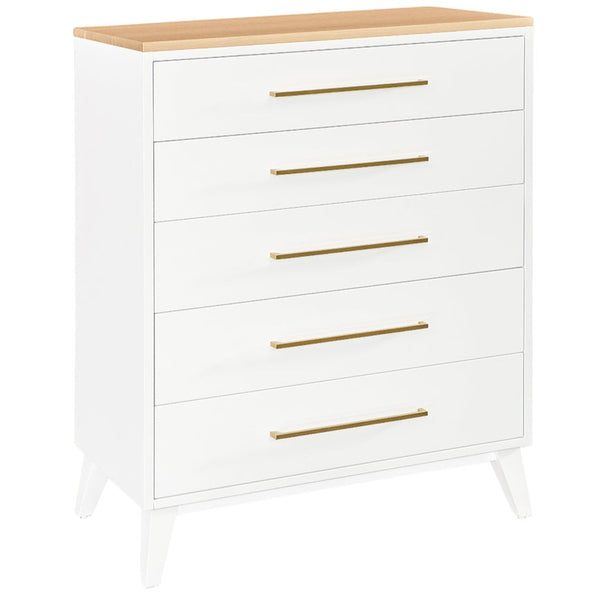 Sofi - Mid Century Modern 5 Drawer Chest / QUICK-SHIP