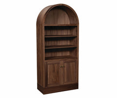 Bentley- Amish Handcrafted Display Cabinet With Bottom Drawer