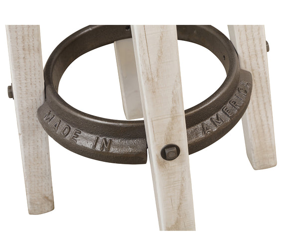 American - Reclaimed Barnwood Bar Stool