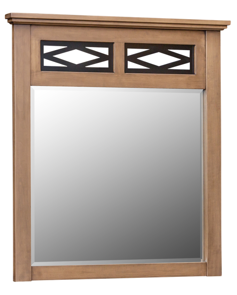 Crescent Creek - Hardwood Amish Triple Dresser with Optional Mirror