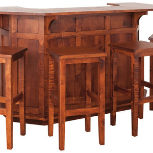 The Tavern - Amish Handcrafted Home Bar - Mission Style