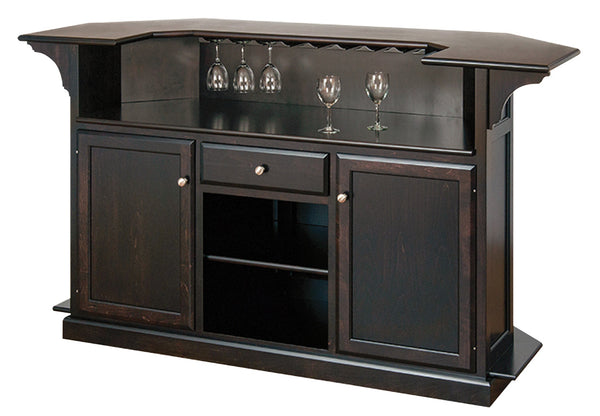 The Tavern - Amish Handcrafted Home Bar - Traditional Contemporary Style