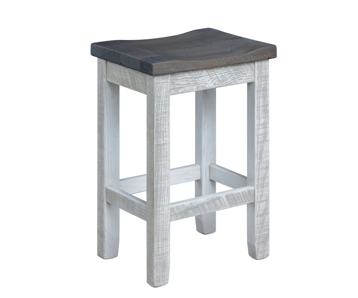 Hopewell - Reclaimed Barnwood Bar Stool