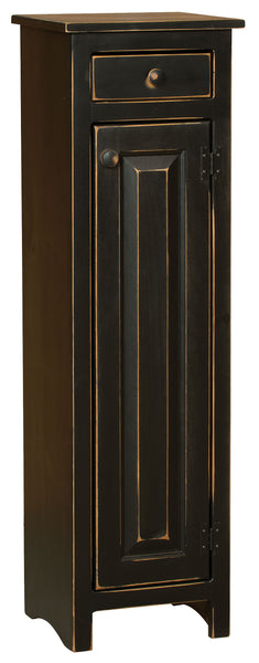 Vintage Pine- Amish Handcrafted Small Pantry Cabinet