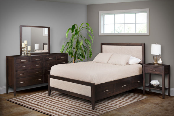 Albany - Hardwood Panel Bed