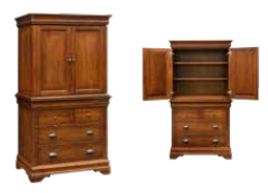 Chateau - Hardwood Amish Armoire