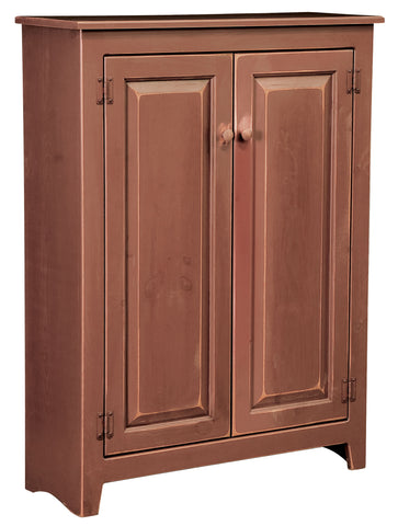 Vintage Pine- Amish Handcrafted Large Jelly Cupboard Cabinet