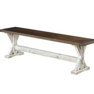 Durango - Reclaimed Barnwood Dining Bench
