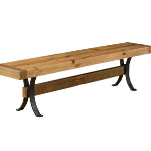 Timber Frame - Reclaimed Barnwood Dining Bench