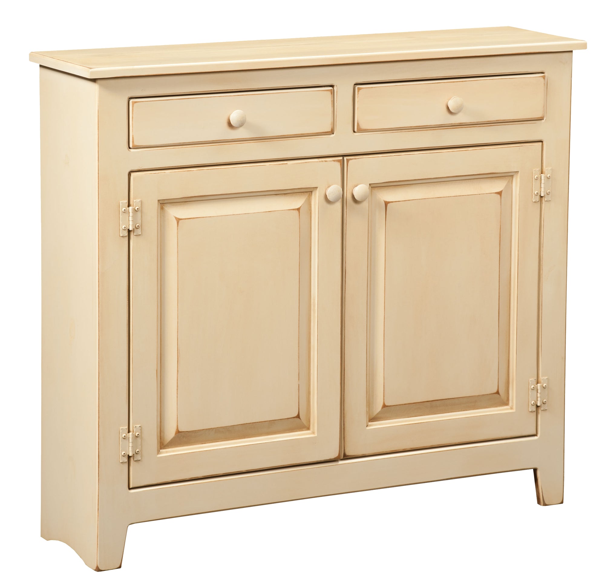 Vintage Pine - Amish Handcrafted Large Console Cabinet