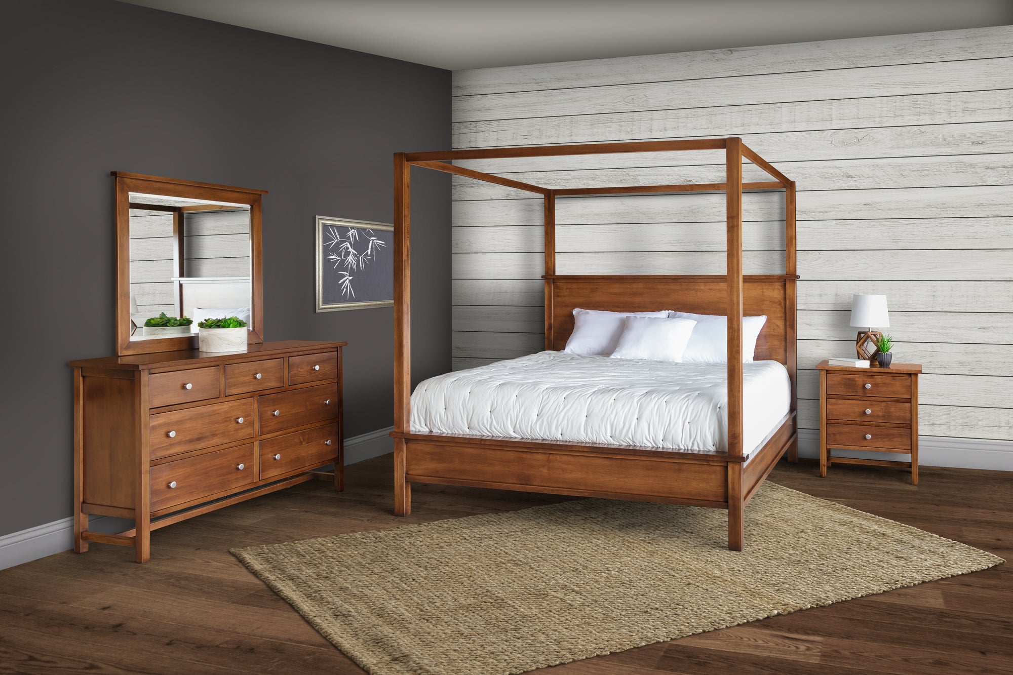 Generations - Hardwood Canopy Bed