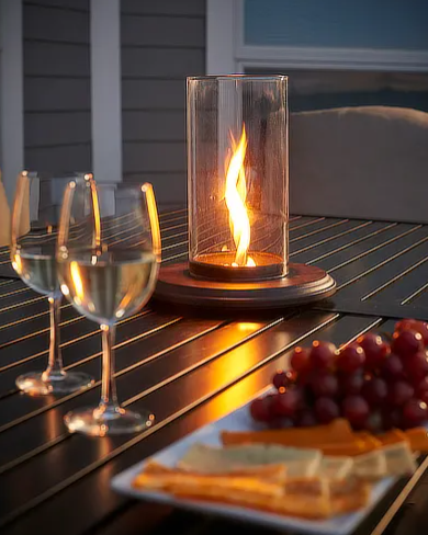 Table Top Outdoor Propane Lantern - The Wood Reserve Table Top Outdoor Propane Lantern - The Wood Reserve