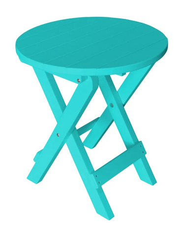 Poly Outdoor Round Folding Bistro Table