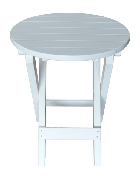 Poly Outdoor Round Folding Bistro Table