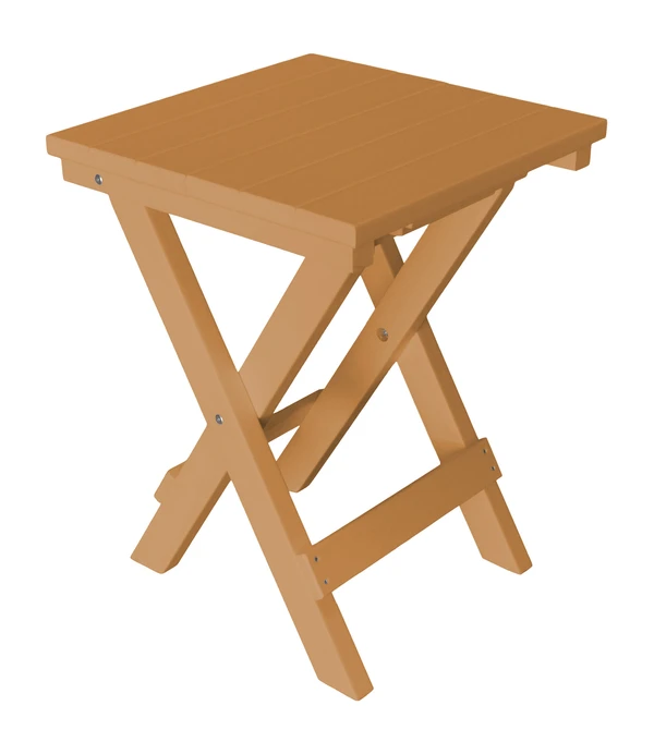 Poly Outdoor Square Folding Bistro Table