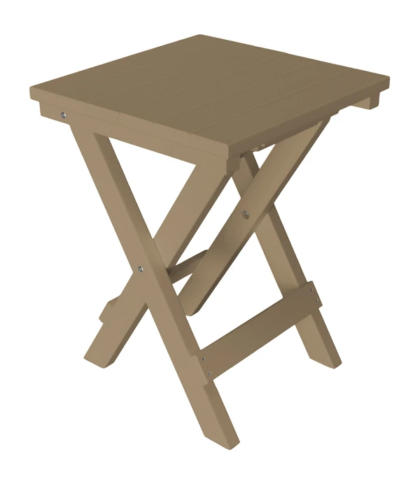 Poly Outdoor Square Folding Bistro Table