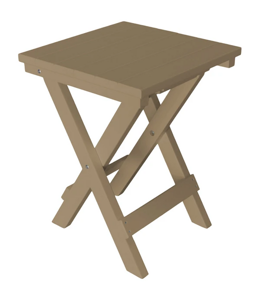 Poly Outdoor Square Folding Bistro Table