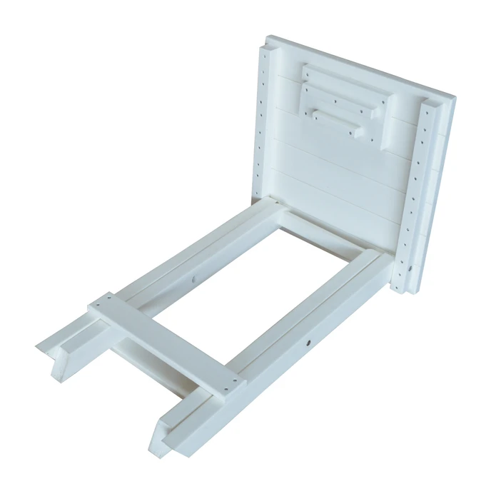 Poly Outdoor Square Folding Bistro Table