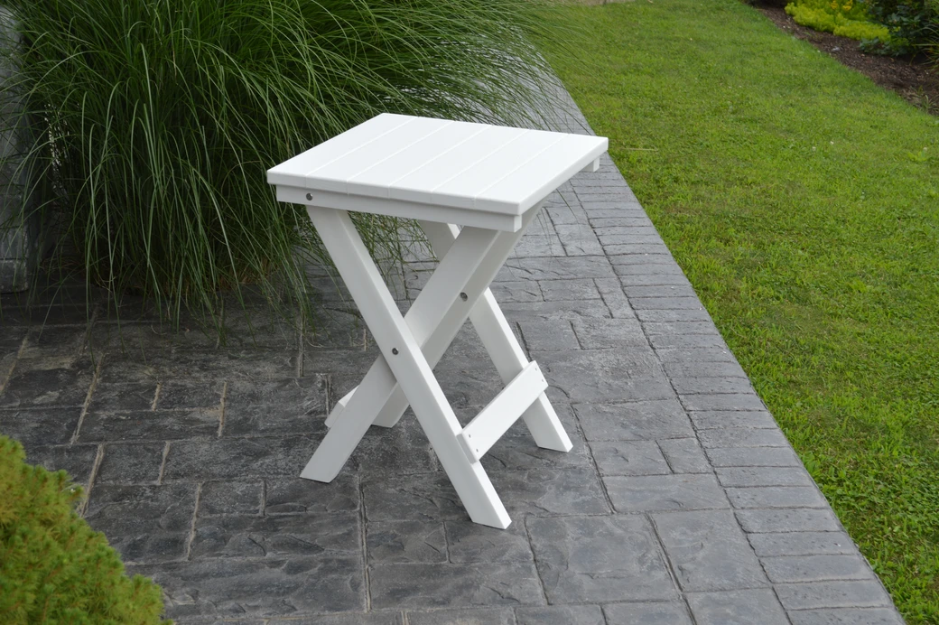 Poly Outdoor Square Folding Bistro Table