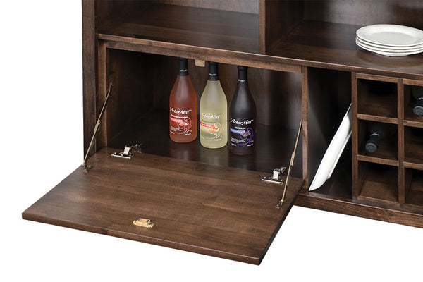 Victoria - Amish Handcrafted Wine Cabinet