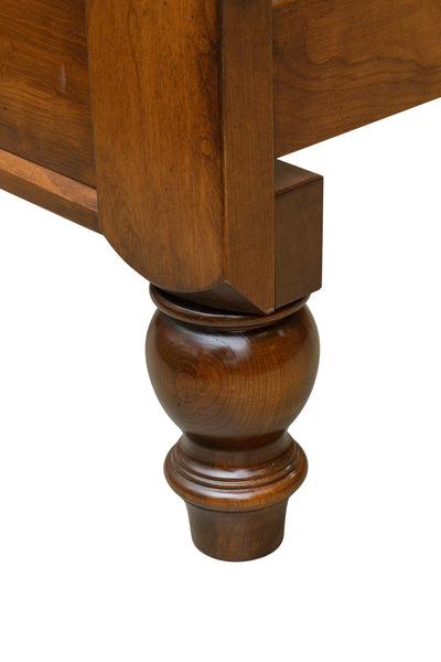 Canyon Creek - Hardwood Sleigh Bed with Optional Under Bed Storage