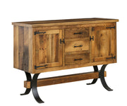 Timber Frame - Reclaimed Barnwood Server Cabinet