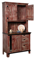 Eagle River - Amish Handcrafted Cabinet With Hutch