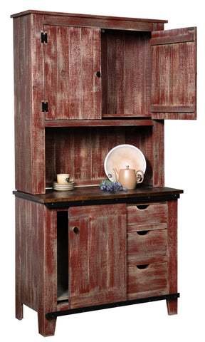 Eagle River - Amish Handcrafted Cabinet With Hutch