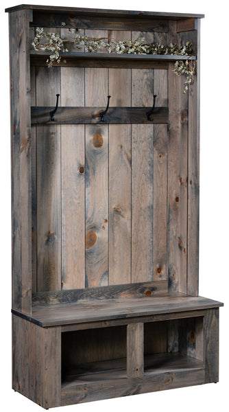 Aspen - Amish Handcrafted Hall Seat