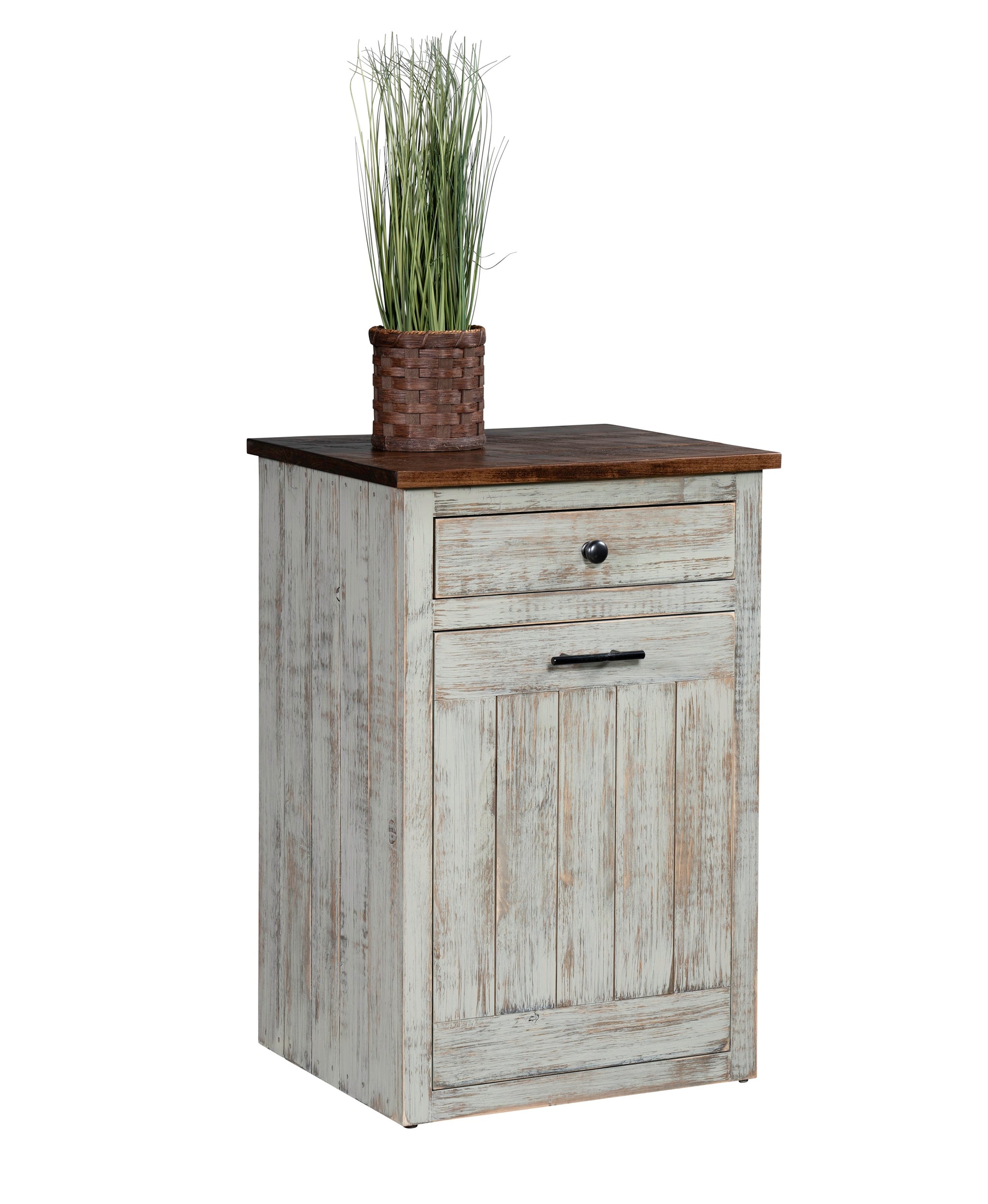 Gold Mine- Amish Handcrafted Tilt-Out Trash Bin Cabinet