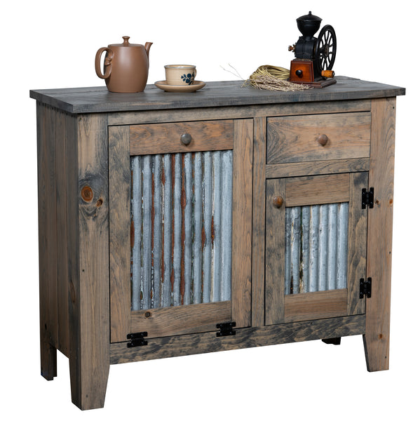 Gold Mine- Amish Handcrafted Coffee Station Cabinet