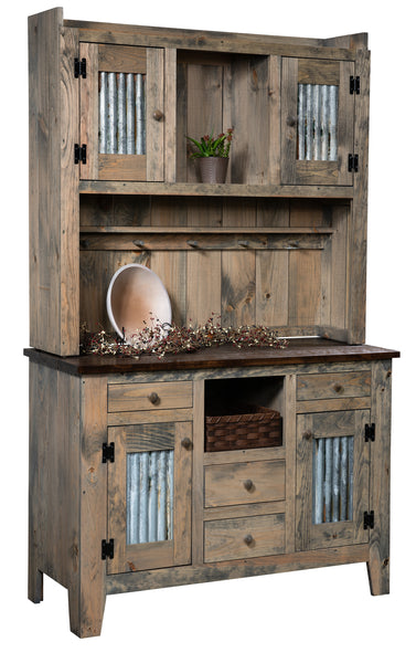 Settler's - Amish Handcrafted Kitchen Hutch