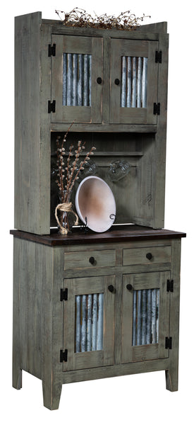 Little Settler's - Amish Handcrafted Kitchen Hutch