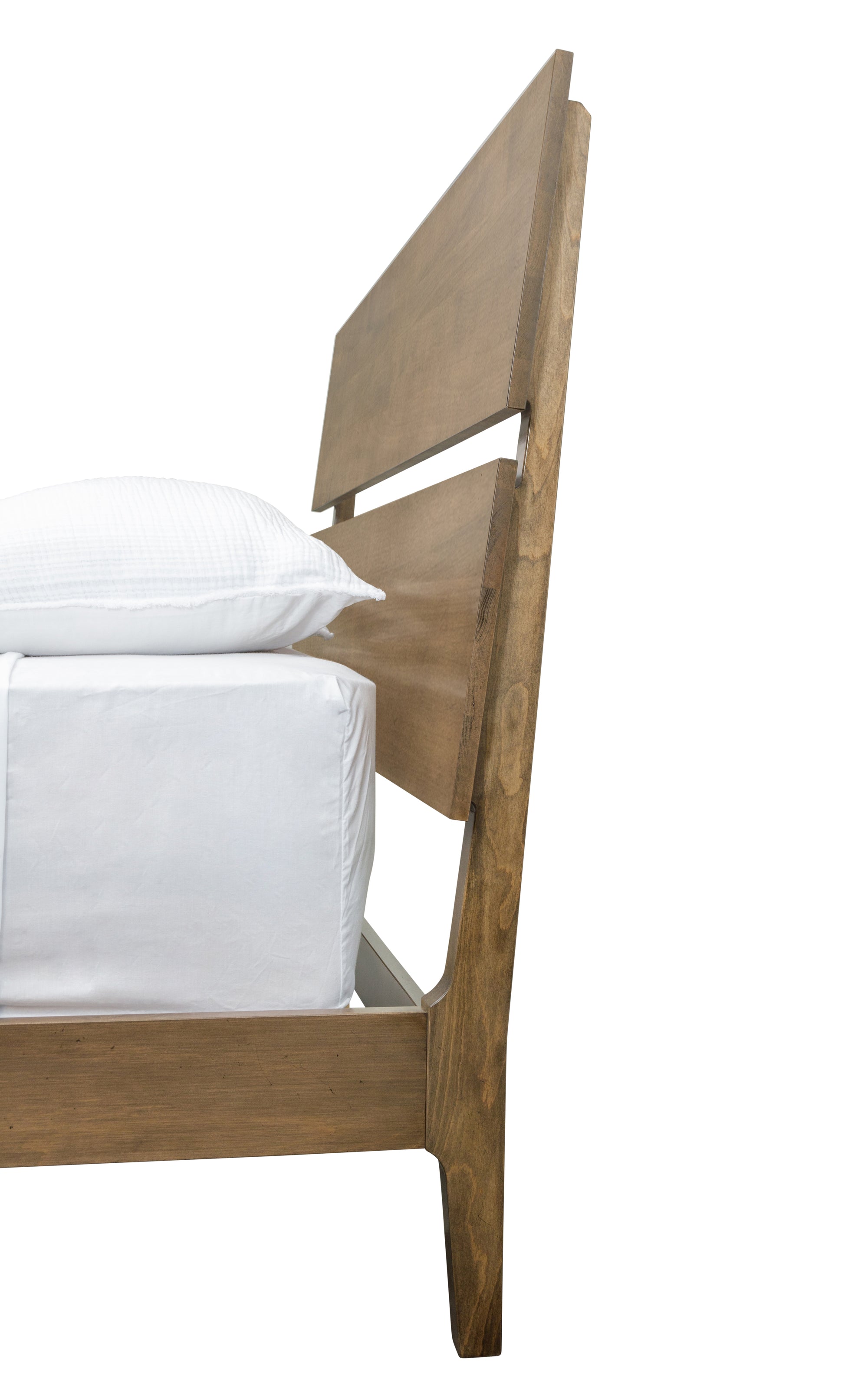 Estelle - Hardwood Low Footboard Sleigh Bed