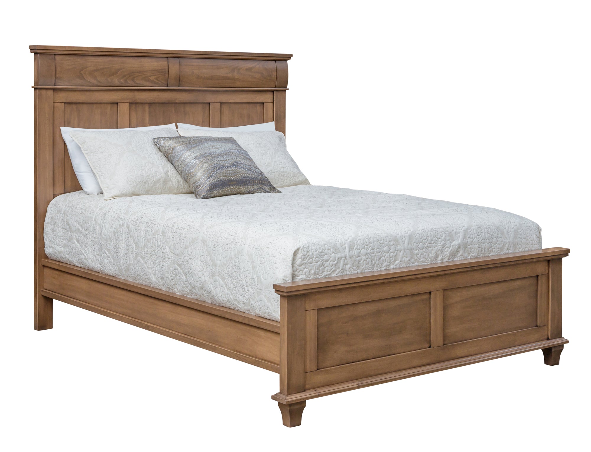 Crescent Creek - Hardwood Panel Bed with Optional Under Bed Storage