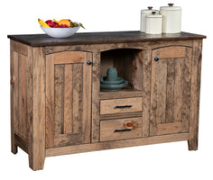 Sweet Water - Amish Handcrafted Buffet Cabinet With 2 Drawers