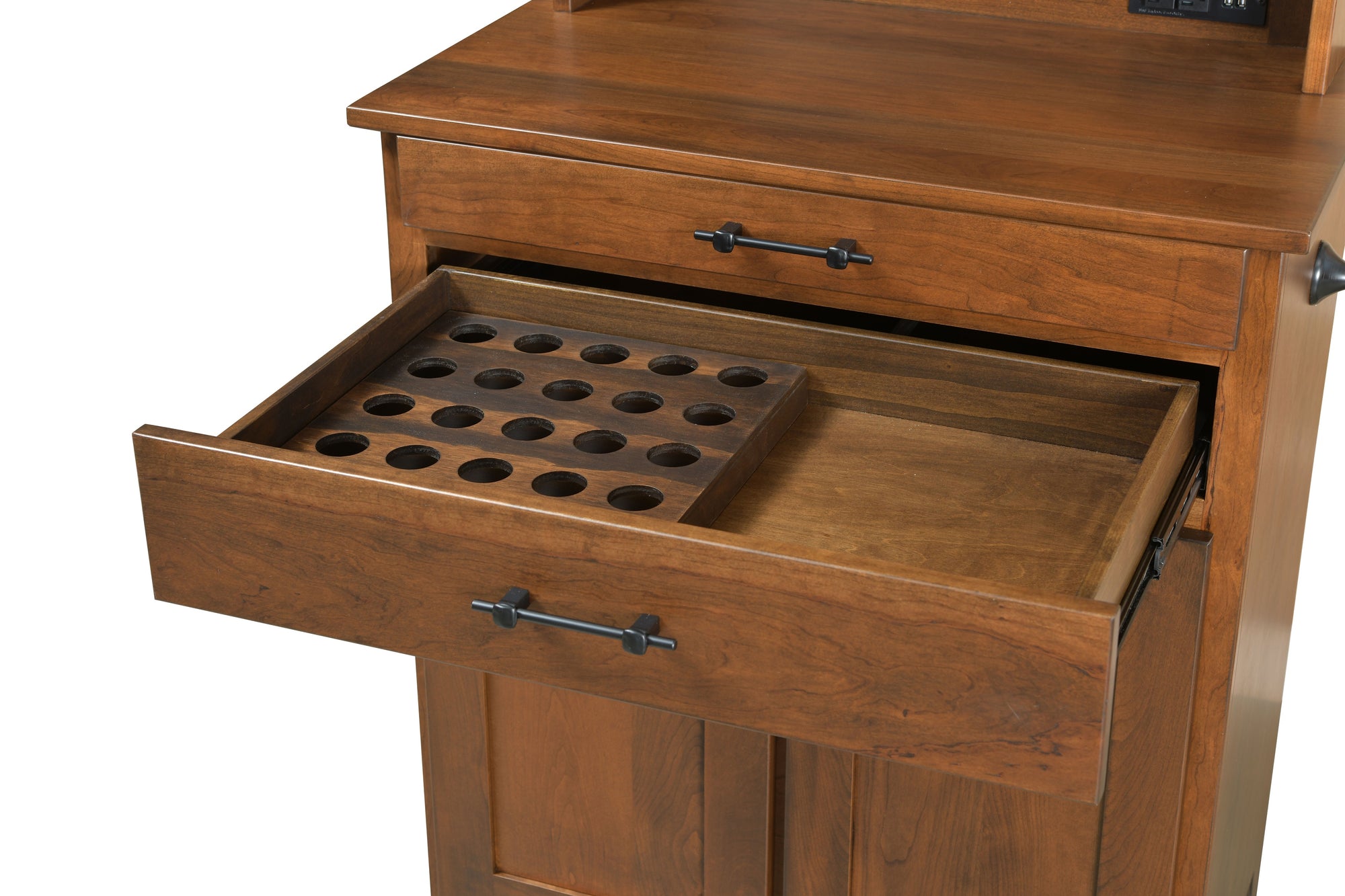 Barista - Amish Hardwood Coffee Bar Cabinet