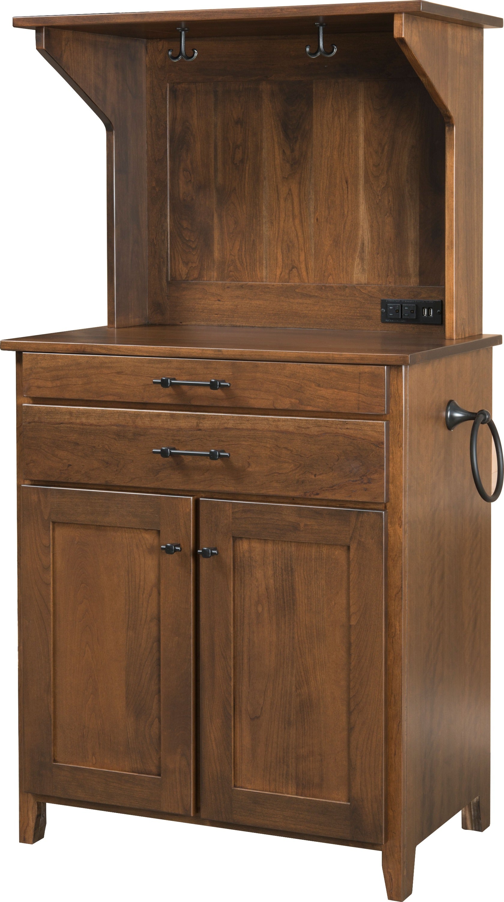 Barista - Amish Hardwood Coffee Bar Cabinet