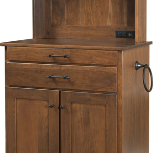 Barista - Amish Hardwood Coffee Bar Cabinet