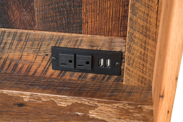 Barista - Ranch House Reclaimed Barnwood Coffee Cabinet