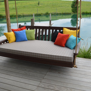 6' Poly Outdoor Twin Traditional English Swing Bed 