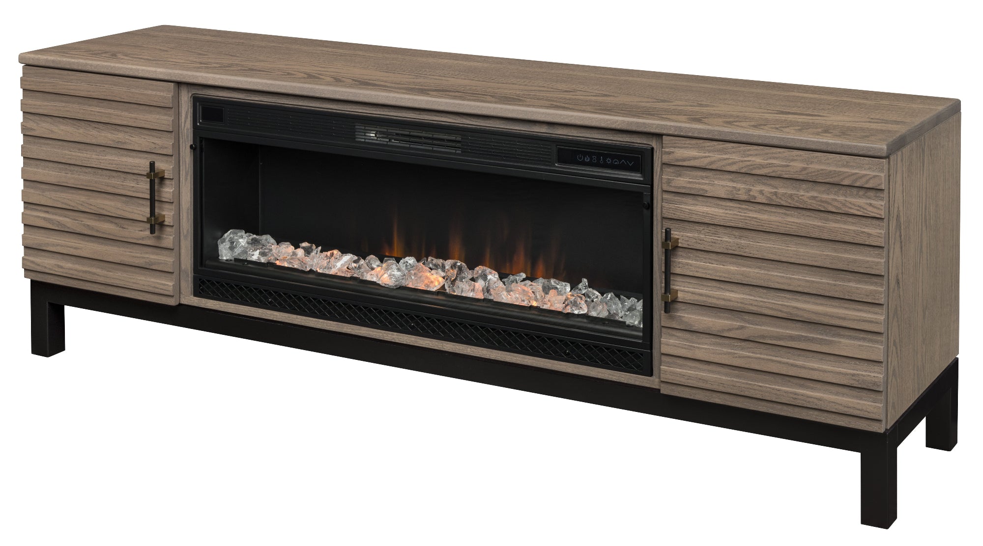 Anderson - Amish Handcrafted Electric Fireplace Stand